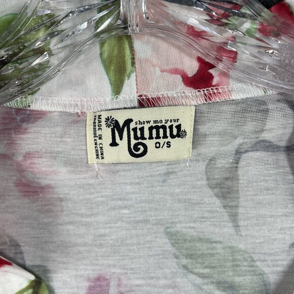 Show Me Your Mumu One Size Short Brie Garden of Blooms Floral Kimono Robe EUC - Picture 3 of 7